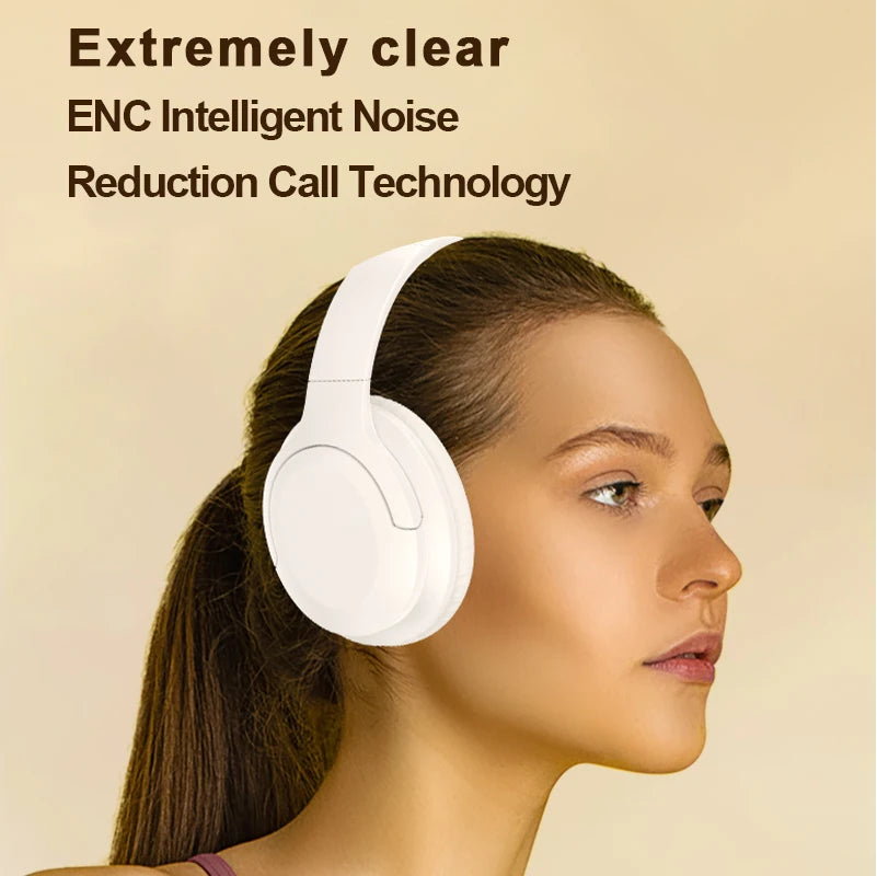 ANC Noise Canceling Headphones A1 Wireless Bluetooth Headphones BT5.3 400Mah Over-Ear Foldable for Sports Work Games