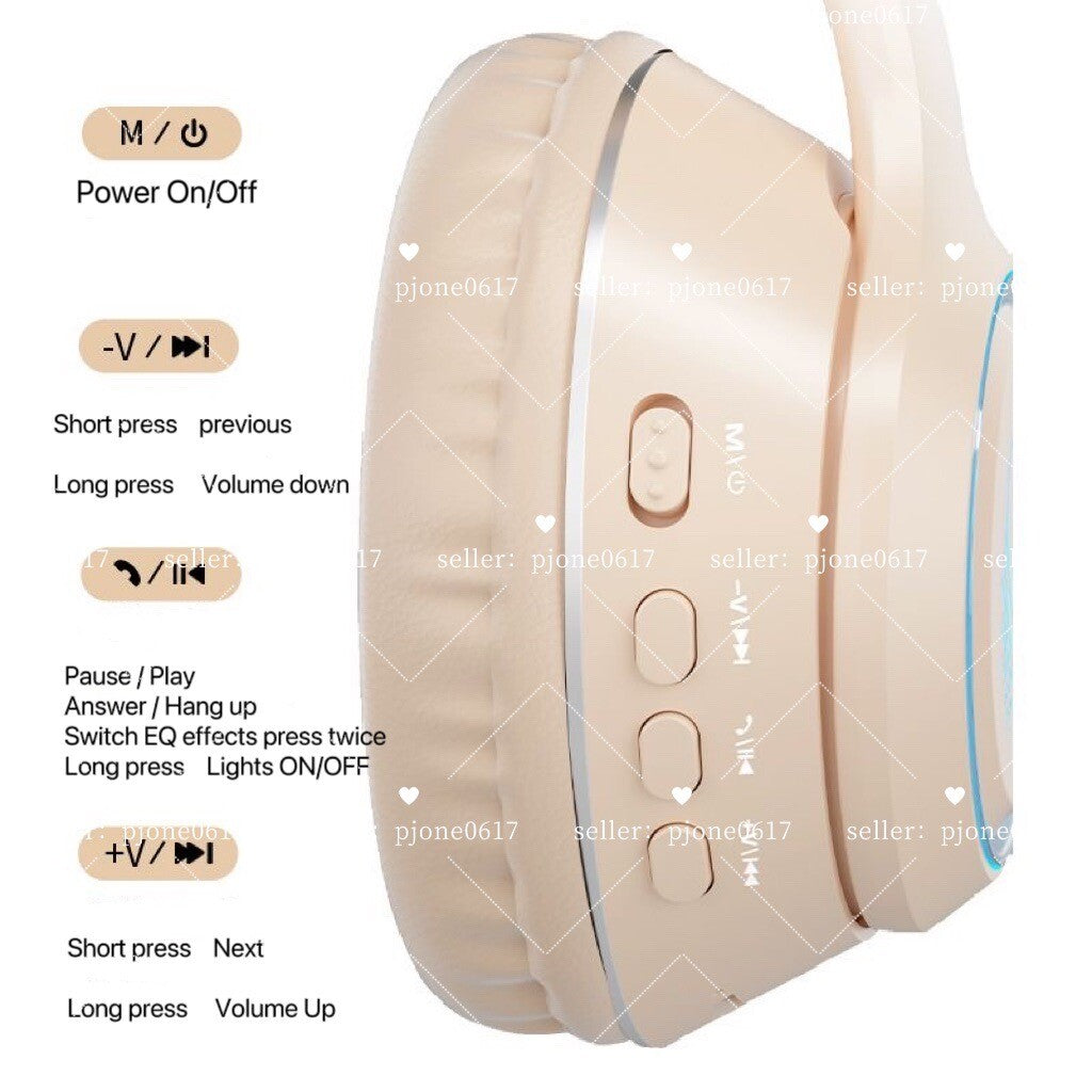 Wireless Bluetooth Headphones with Noise Cancelling Over-Ear Earphones 5.3 UK