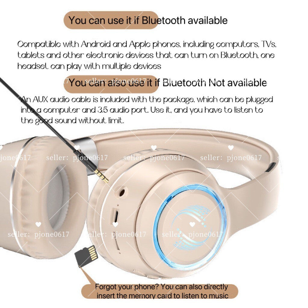 Wireless Bluetooth Headphones with Noise Cancelling Over-Ear Earphones 5.3 UK