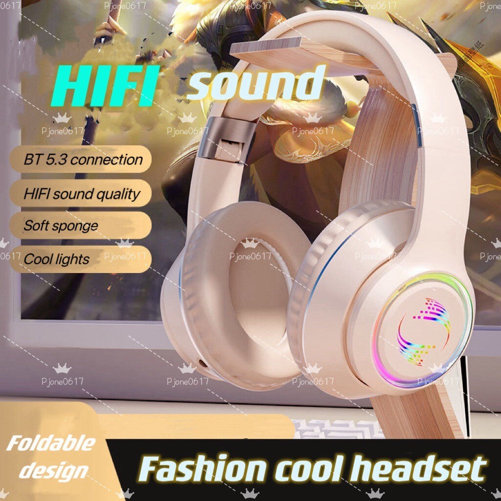 Wireless Bluetooth Headphones with Noise Cancelling Over-Ear Earphones 5.3 UK