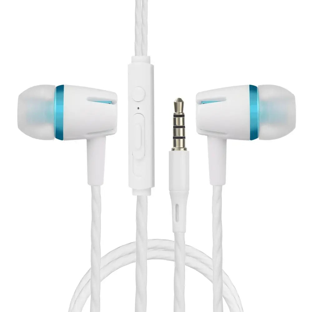 New 3.5Mm Wired Noise Reduction Earphones Stereo Silica Gel In-Ear Headset Sleep Headphones Suitable for Android Phone