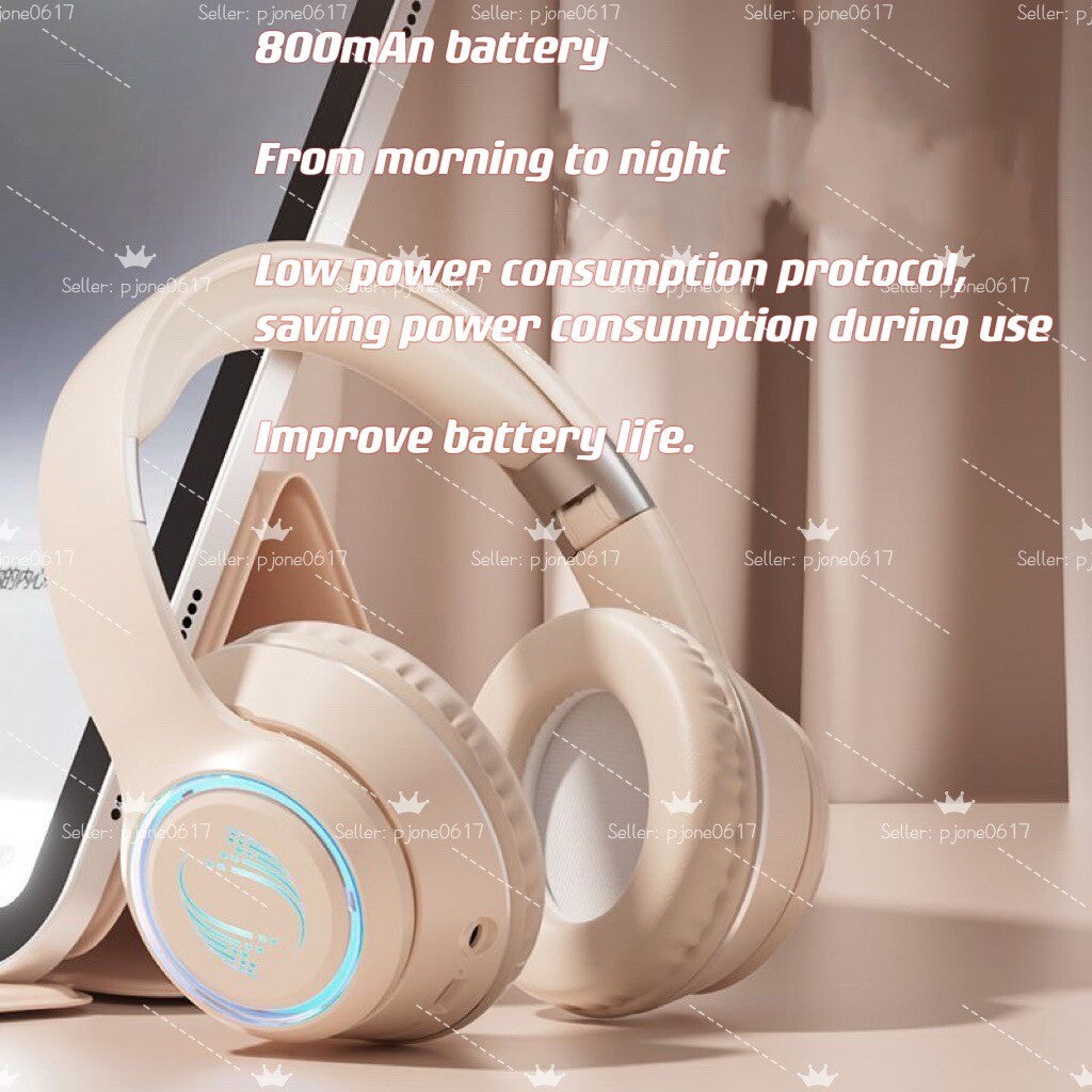 Wireless Bluetooth Headphones with Noise Cancelling Over-Ear Earphones 5.3 UK