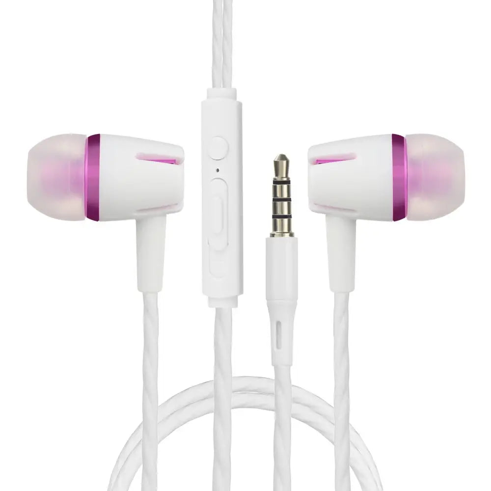 New 3.5Mm Wired Noise Reduction Earphones Stereo Silica Gel In-Ear Headset Sleep Headphones Suitable for Android Phone