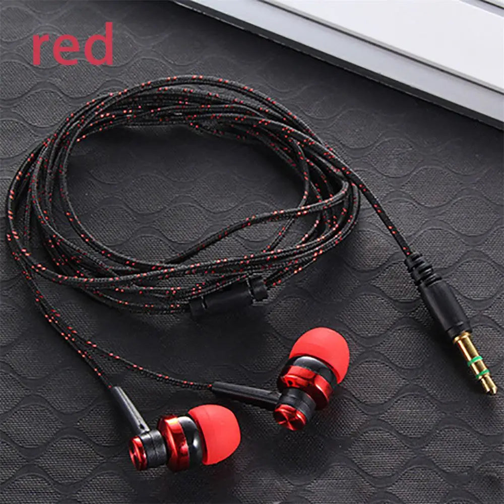 New 3.5Mm Wired Noise Reduction Earphones Stereo Silica Gel In-Ear Headset Sleep Headphones Suitable for Android Phone