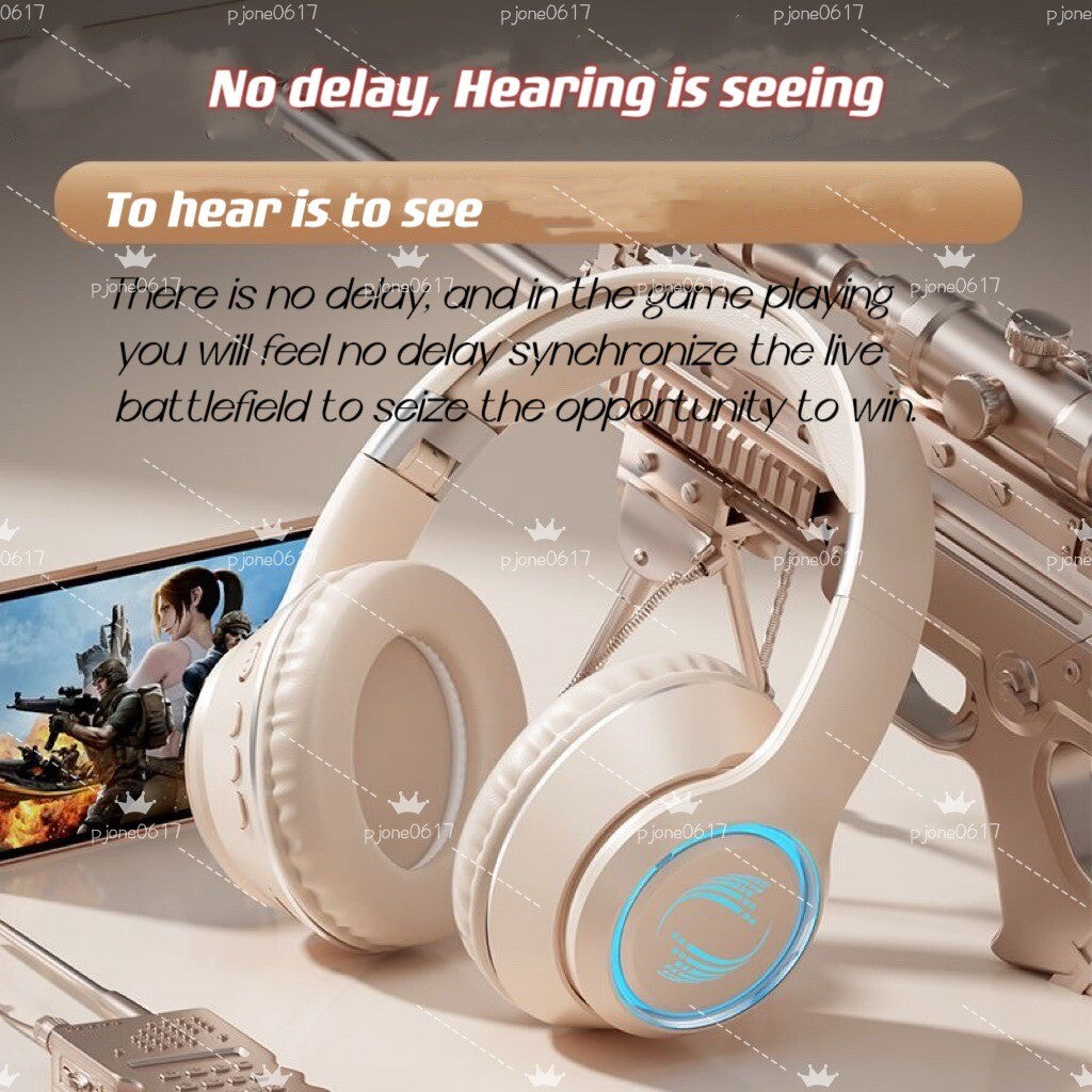 Wireless Bluetooth Headphones with Noise Cancelling Over-Ear Earphones 5.3 UK