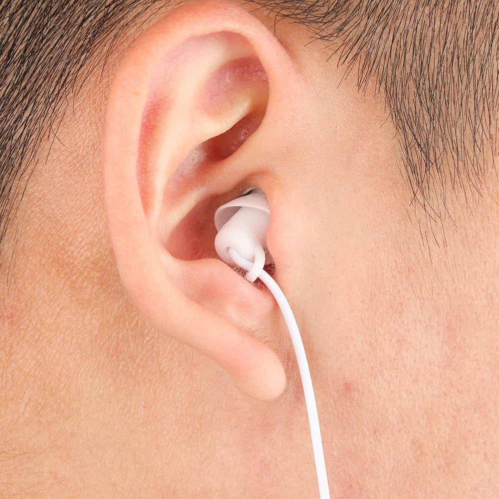 New 3.5Mm Wired Noise Reduction Earphones Stereo Silica Gel In-Ear Headset Sleep Headphones Suitable for Android Phone